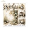 Myszki, sielanka, akwarela, retro, las, natura*Mice, idyll, watercolour, retro, forest, nature*Mäuse, Idylle, Aquarell, Retro, Wald, Natur*Ratones, idilio, acuarela, retro, bosque, naturaleza